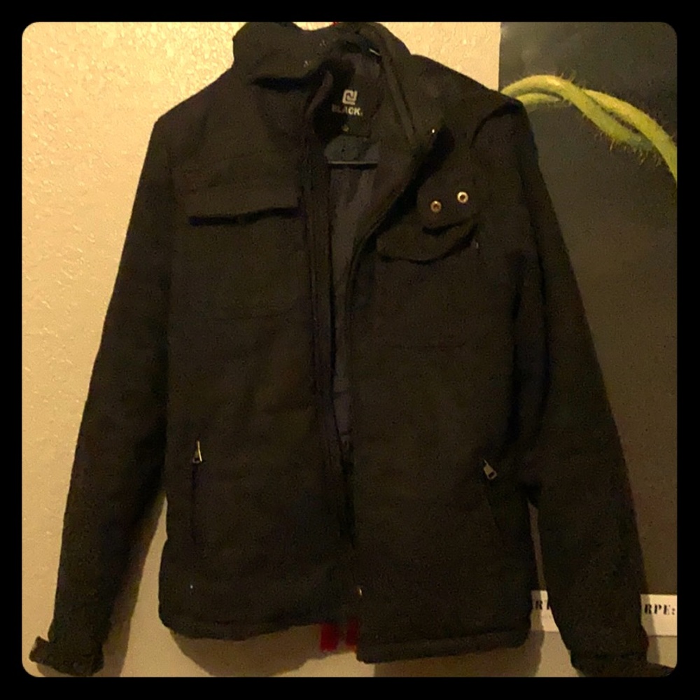 Small black hoodie with pockets